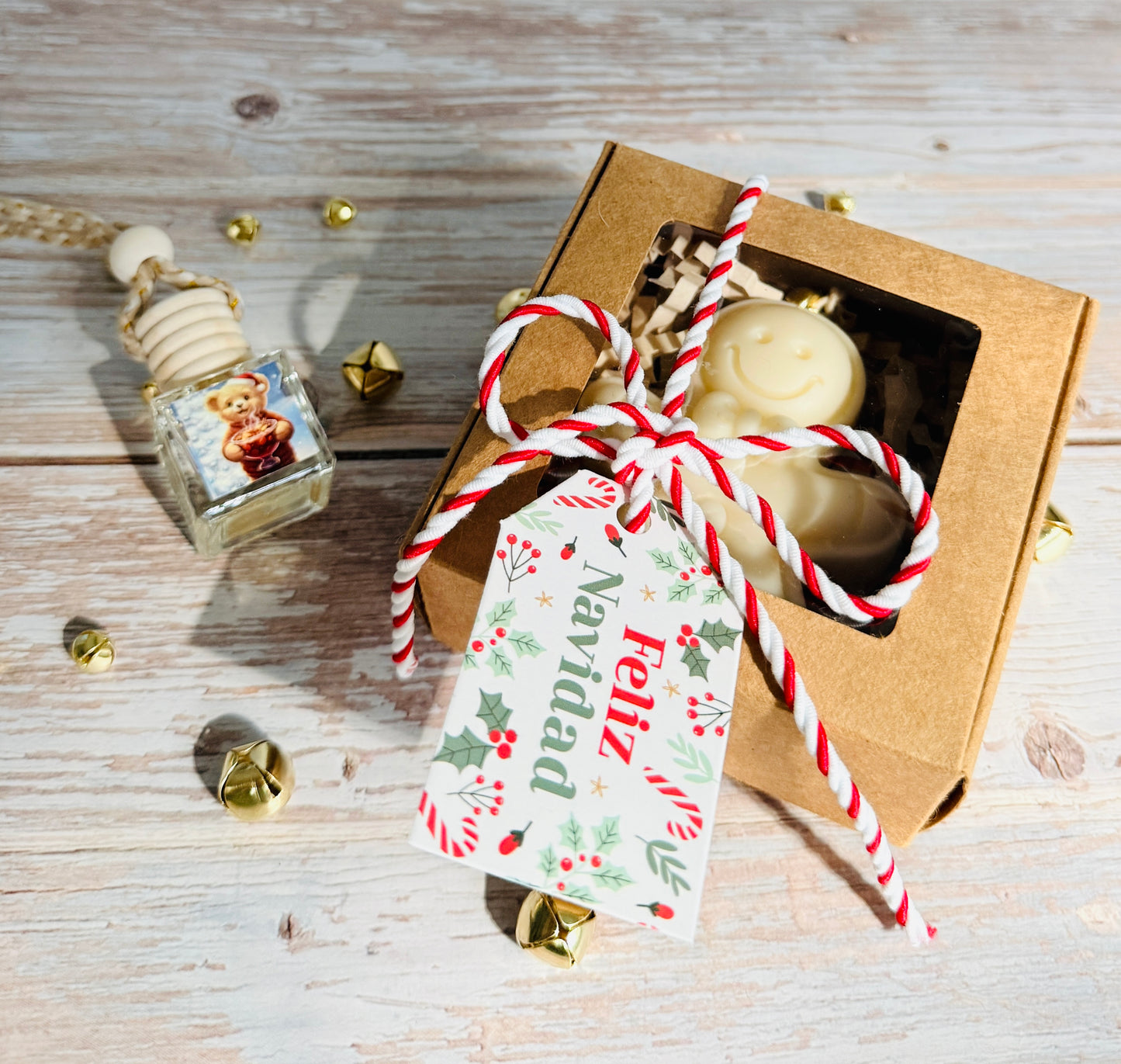 Kit de galleta de jengibre y difusor para auto